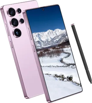 I25 Ultra Unlocked Smartphone 6.9" HD  Display 8 256GB Unlocked Phone,Snapdragon 8 Gen3 7000mAh Dual Speakers 5G Unlocked Phones,Face ID/Fingerprint Lock/GPS (Pink)