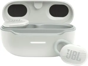 JBL Endurance Race TWS - Waterproof true wireless active sport earbuds, JBL Pure Bass Sound, Up to 30 hours of battery life, IP67 Waterproof and Dustproof, Ambient Aware & TalkThru (White)