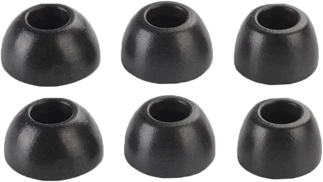 JNSA Memory Foam Tips Noise Canceling Foam Ear Tip Compatible with Bose QuietComfort Earbuds II,No Silicone Eartips Pain, Fit in Charging Case, 3 Pairs (Medium Size) 214qc2bm