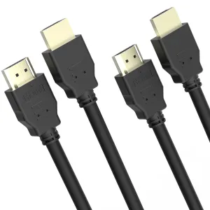 Kado 5ft HDMI Cable 2-Pack, High Speed HDMI 1.4 with Ethernet 1920x1080 FHD 144Hz 100Hz 60Hz HDCP, Male-to-Male 1.5m Genuine Parts Made for Sceptre Monitor, TV, Gaming Console, PC, Laptop, Projector