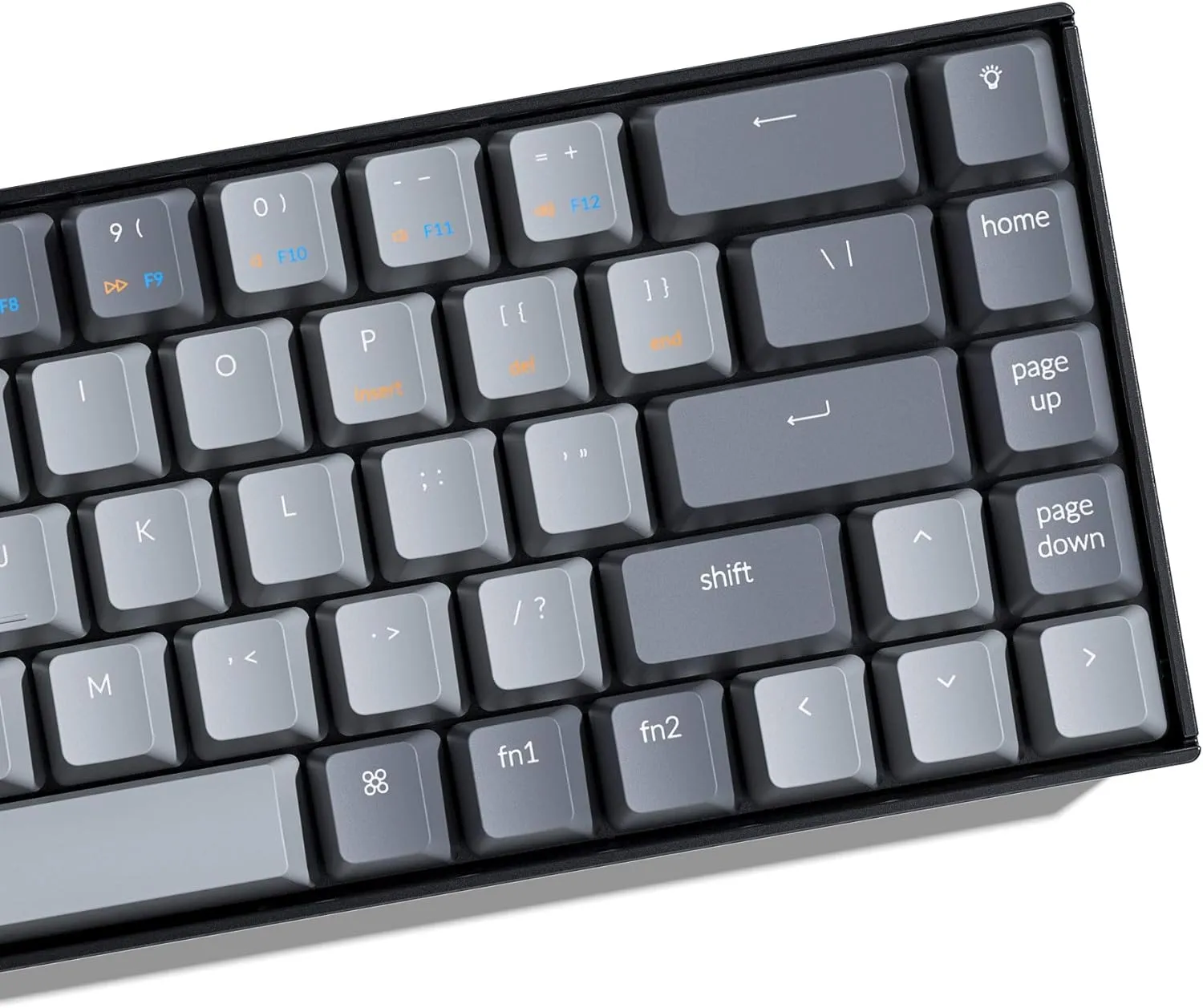 Keychron K6 Bluetooth 5.1 Wireless Mechanical Keyboard with Gateron G Pro Red Switch/LED Backlit/Rechargeable Battery, 68 Keys Compact Keyboard Compatible with Mac Windows