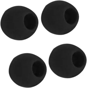 Kisangel Memory Foam Earbuds Tips Earphone Tips for Comfortable Listening Noise Isolating Earbuds Covers 4.9mm Set of 4