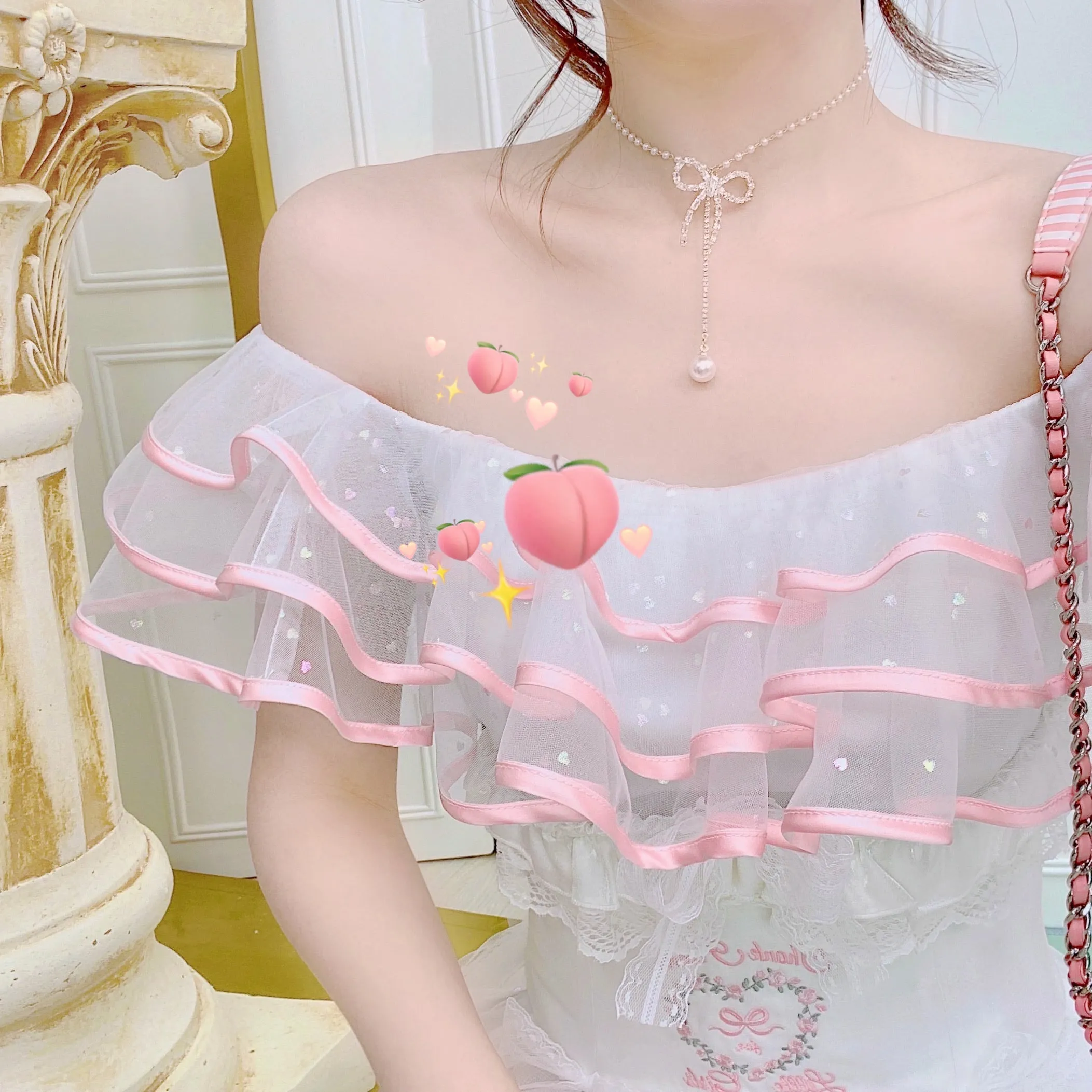[Last One Sweden Warehouse] Garden of angels floral embroidered belt summer must have