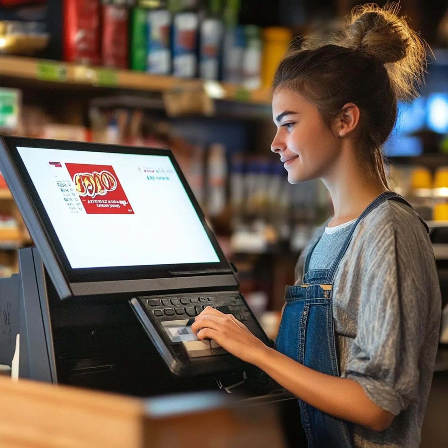 Lenovo 10.1" Touchscreen LCD Monitor  InTOUCH Series, 1280 x 800, 270-Nit Brightness, 10-Point Touch, Anti-Glare, VESA Mountable, Black, Ideal for POS/Retail