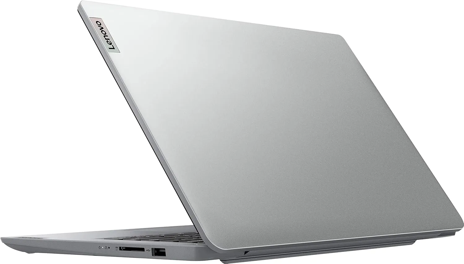 Lenovo 2022 Ideapad 1i 14" HD Laptop, Intel Celeron N4020 Processor, 4GB RAM, 64GB Memory, Intel HD Graphics 500, HD Webcam, 1 Year Office 365, Cloud Grey, Windows 11S, 32GB USB Card (Renewed)