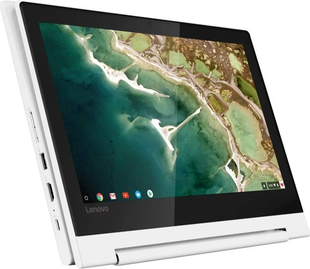 Lenovo Chromebook 2-in-1 Convertible Laptop, 11.6-Inch HD (1366 x 768) IPS Display, MediaTek MT8173C Processor, 4GB LPDDR3, 32GB eMMC, Chrome OS, Blizzard White, Choose Your eMMC (81HY0001US)
