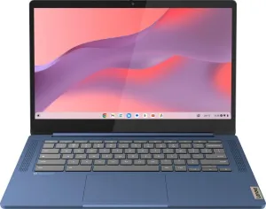 Lenovo Slim 3 Chromebook 14" FHD Touchscreen Laptop, MediaTek Kompanio 520 8-Core Processor, 4GB Memory, 320GB Storage(64GB eMMC   256GB SD Card), Wi-Fi 6, Webcam, Up to 13.5 Hours, ChromeOS