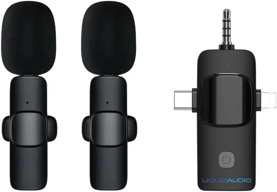 Liquid Audio Sonic Realm 3in1 Wireless Lapel Microphone System