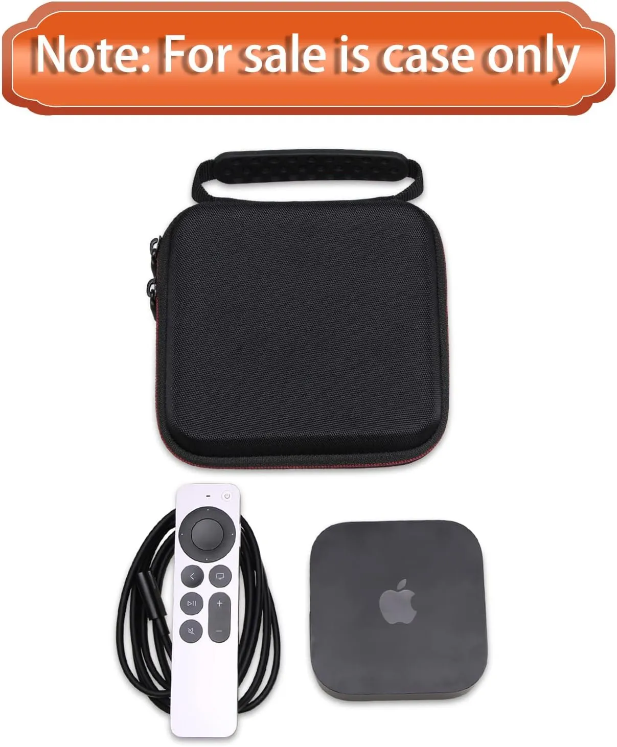 LTGEM EVA Hard Case for 2022 Apple TV 4K WiFi with 64GB Storage (3rd Generation) - Travel - Protective Carrying Storage Bag