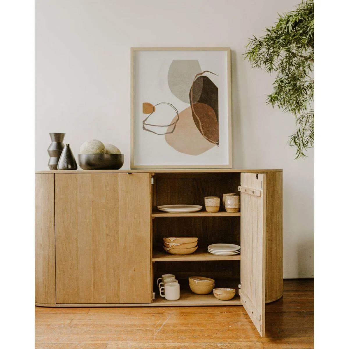 Moe's Home Peaceful Abstract Print - WP-1246-37