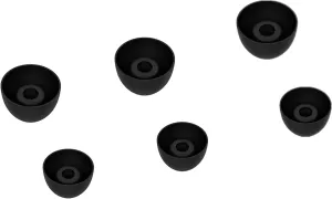 MOTONG for Samsung Galaxy Buds 2 Silicone Eartips Accessories, Silicone Protective Earphone Ear Tips Case Cover for Samsung Galaxy Buds 2 SM-R177 (Silicone Black)
