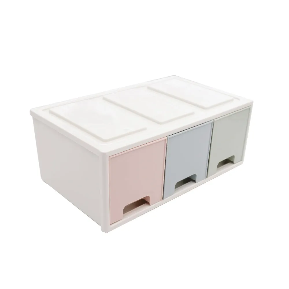 (MR.DIY) 3 Drawers Storage Box (32cm)