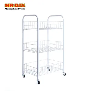 (MR.DIY) 3 Tier Wire Storage Cart