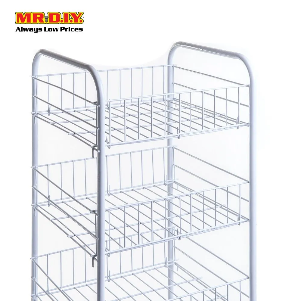 (MR.DIY) 4 Tier Wire Storage Cart