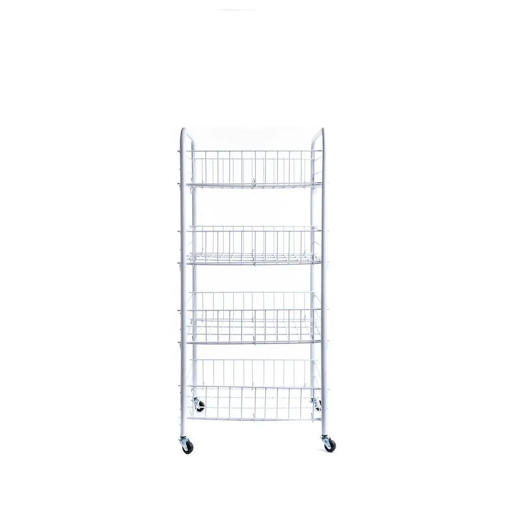 (MR.DIY) 4 Tier Wire Storage Cart