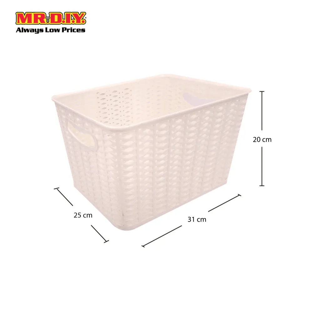 (MR.DIY) Multi-Purpose Plastic Storage Basket Organizer