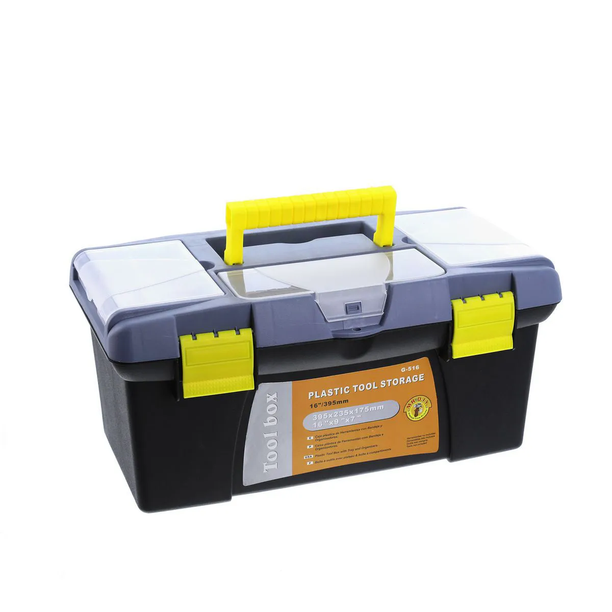 (MR.DIY) Rectangular Plastic Storage Tool Box