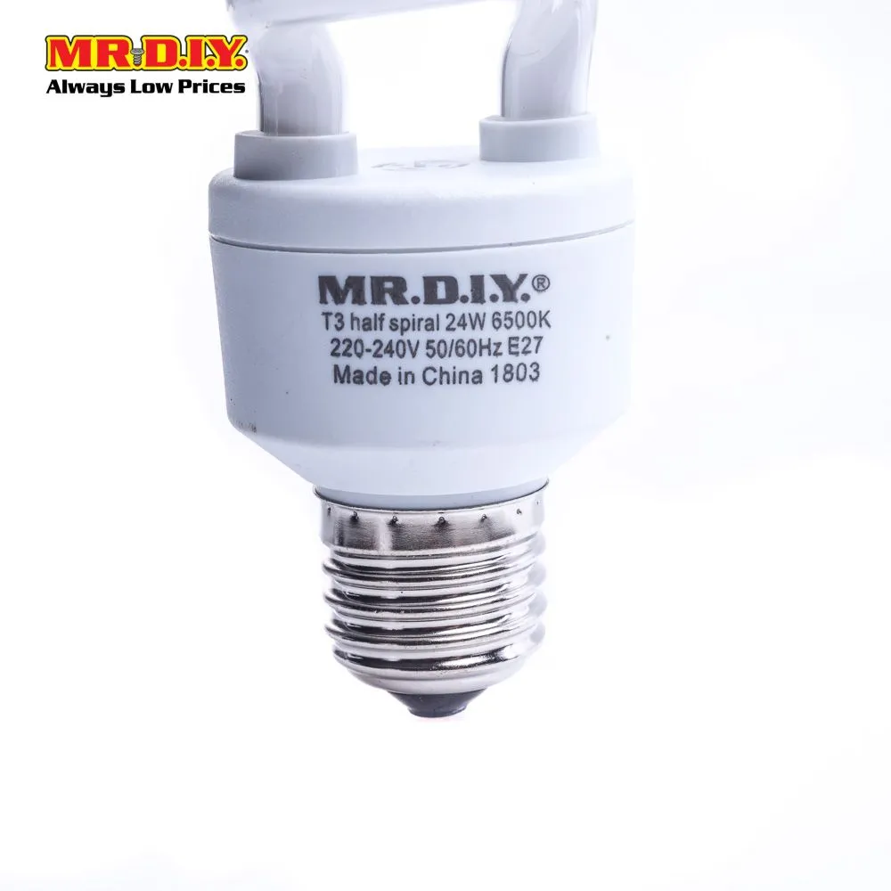 (MR.DIY) Spiral LED Bulb Daylight E27 (24W)
