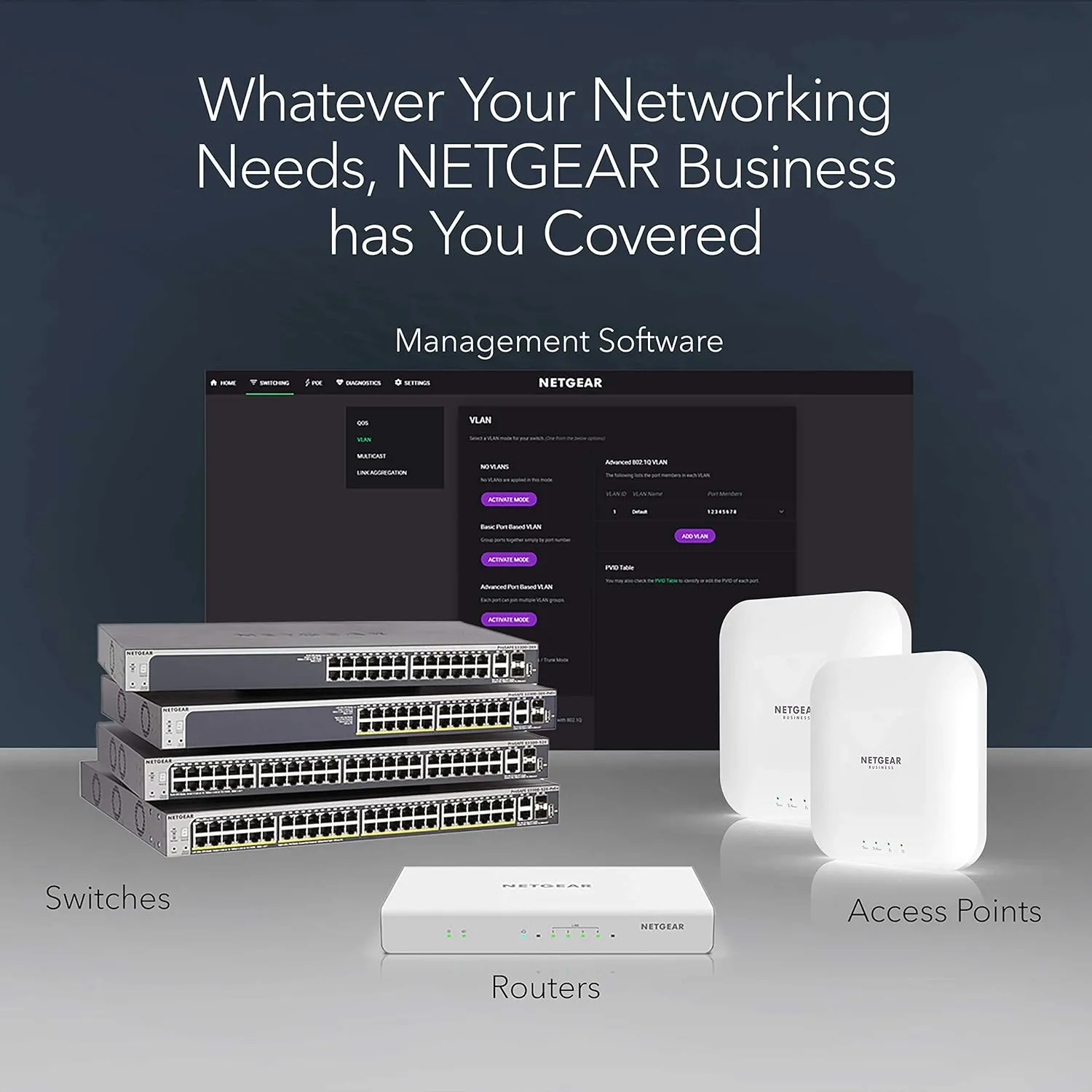 NETGEAR 16-Port PoE  Gigabit Ethernet Unmanaged Essentials Switch (GS316PP) - with 16 x PoE  @ 183W, Desktop or Wall Mount