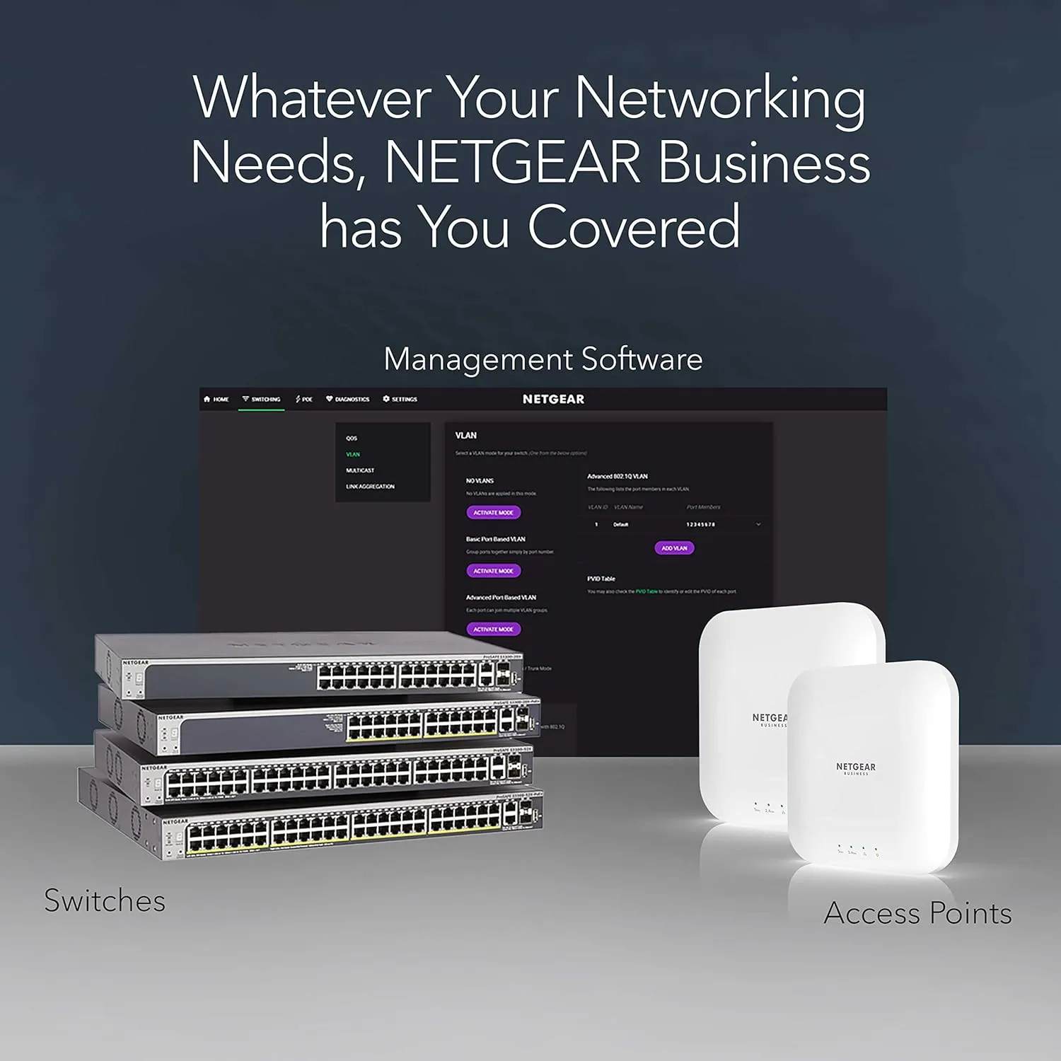 NETGEAR 5-Port PoE Gigabit Ethernet Unmanaged Essentials Switch (GS305P) - with 4 x PoE  @ 63W, Desktop or Wall Mount