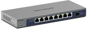 NETGEAR 8-Port 1G/10G Gigabit Ethernet Unmanaged Switch (GS108X) - with 1 x 10G SFP , Desktop or Wall-Mount, Limited Lifetime Protection