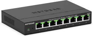NETGEAR 8-Port 2.5GB Switch - Multi-Gigabit Ethernet Unmanaged Essentials Network Switch (MS308) - 8 x 1G/2.5G - Desktop or Wall Mount - Limited 3 Year Protection
