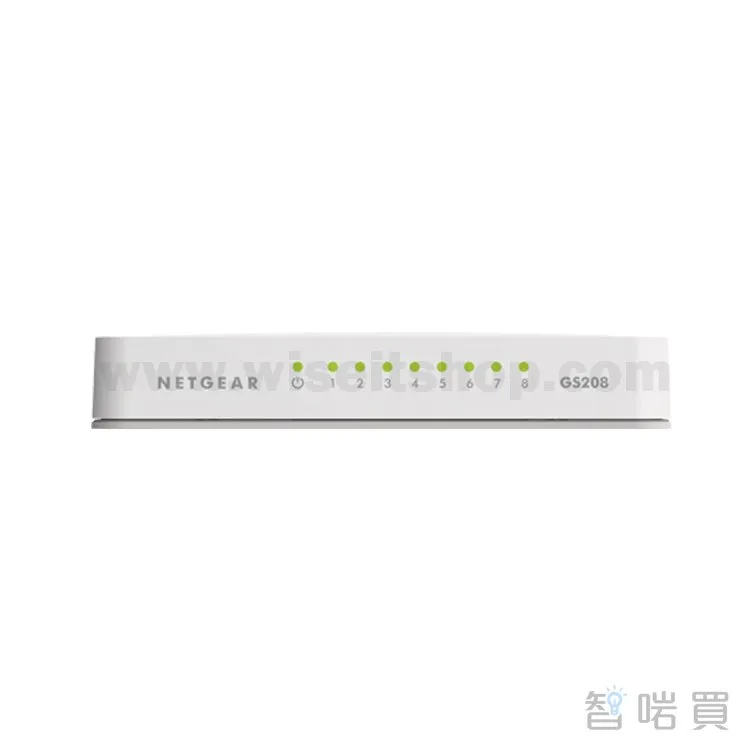 NETGEAR GS208  8 Port Gigabit Ethernet Unmanaged Switch