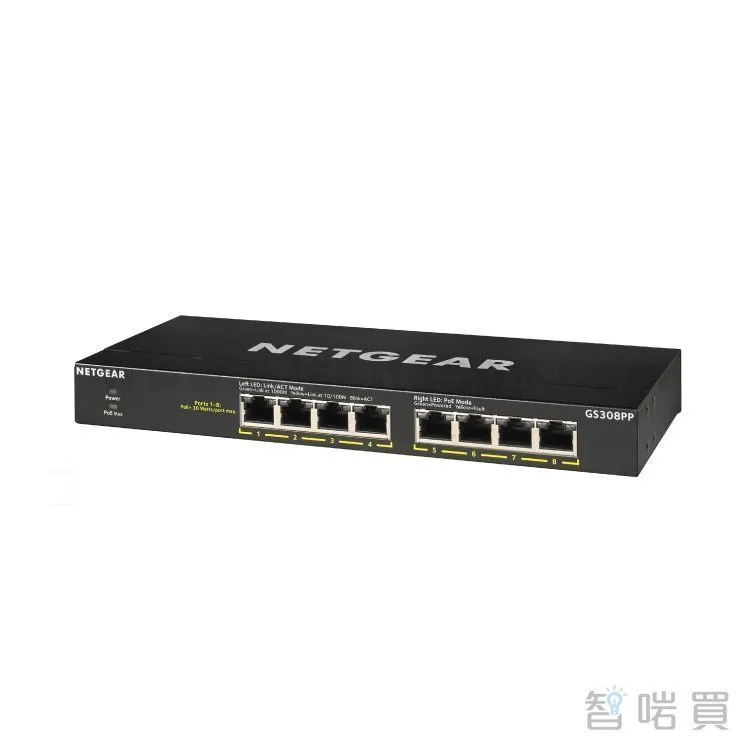 NETGEAR GS308PP 8 PoE/PoE 