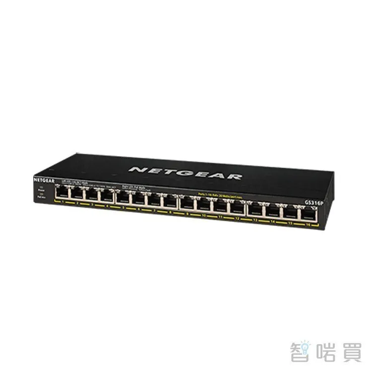 NETGEAR GS316P - 16  POE   (115W)