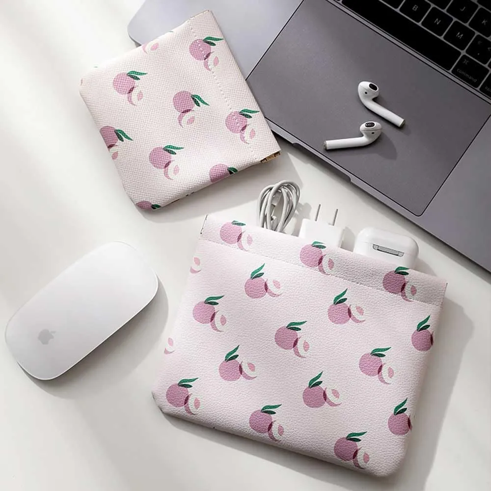 NIXNUT Cable Storage Bag,Mini Storage Bag,Universal Compact Travel Digital Accessories Storage Bag,Waterproof Electronics Accessories Storage Cases,for USB Data Cable,Earphone Wire