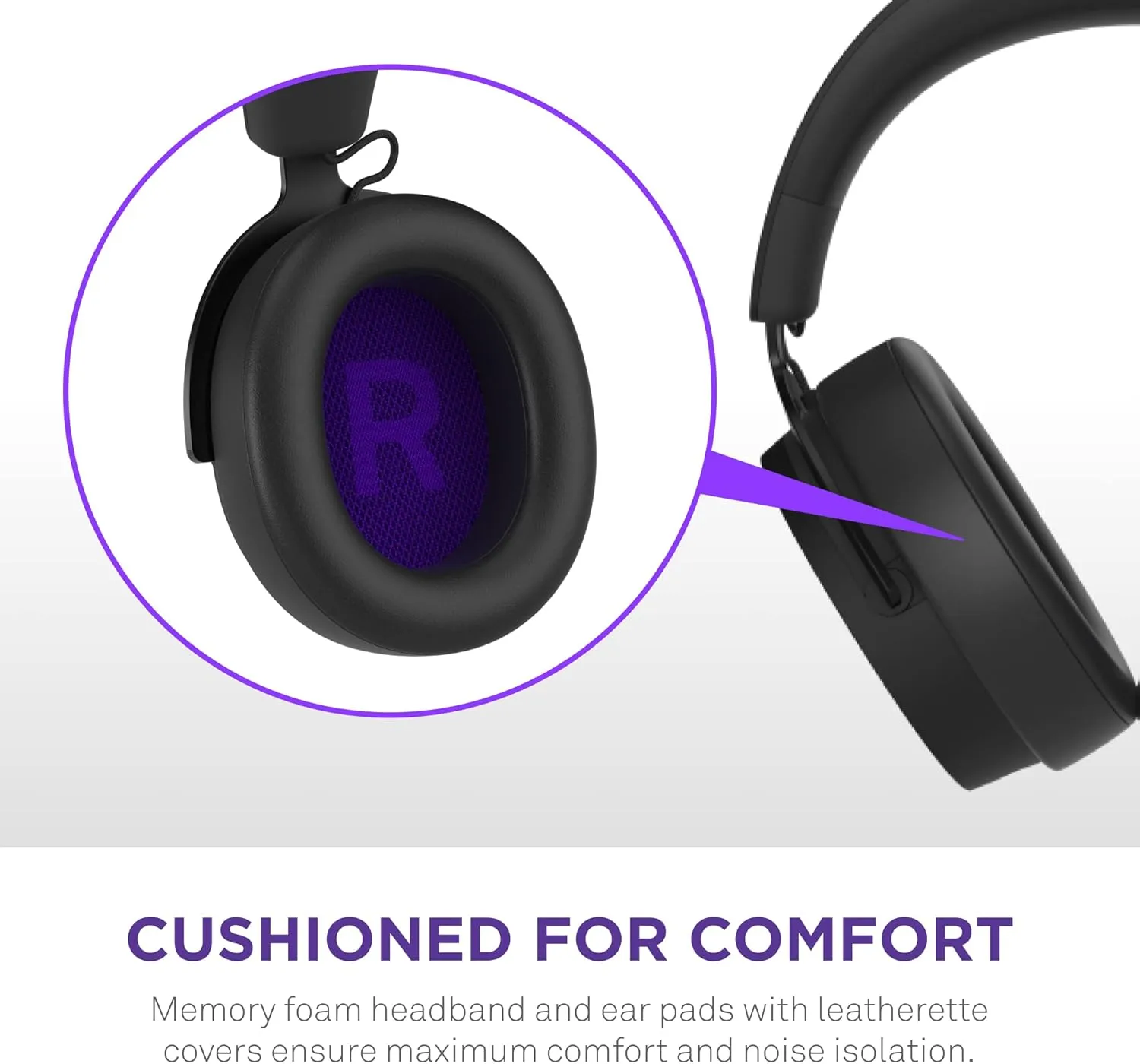 NZXT Relay Wired PC Gaming Headset - AP-WCB40-B2 - Hi-Res Audio Certified - DTS Headphone:X - 7.1 Surround Sound - Lightweight & Comfortable Design - Detachable Microphone - Black