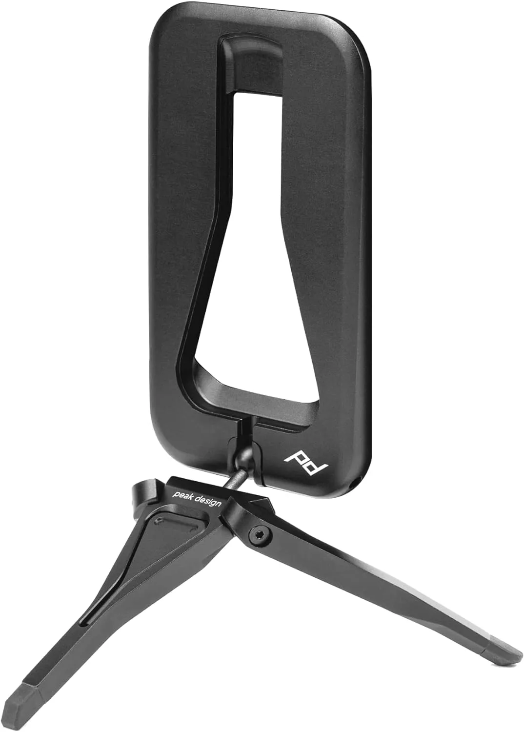 Peak Design Mobile Tripod, Black, Compact Design, Portable and Pocket Friendly, MagSafe Compatible, SlimLink Mounting, Use It as a 3-Legged Stand, Kickstand or Grip, Phone Tripod Stand