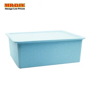 Plastic Storage Box CH1327- Cyan
