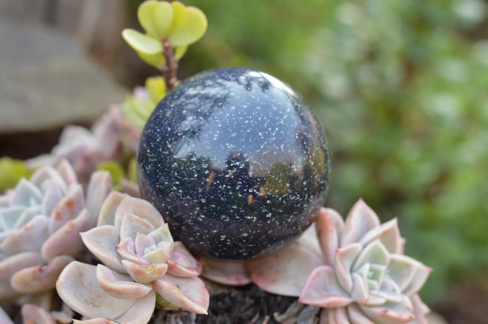 Polished Solid Blue Stunning Lazulite Spheres  x 4 From Ambatfinhandrana, Madagascar