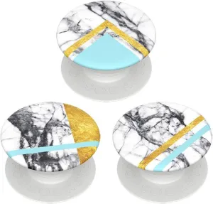 PopSockets PopMinis: Mini Grips for Phones & Tablets (3 Pack) - Marble Glam