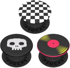 PopSockets PopMinis: Mini Grips for Phones & Tablets (3 Pack) - Punk Out