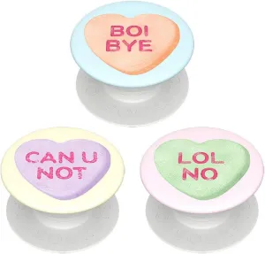 PopSockets PopMinis: Mini Grips for Phones & Tablets (3 Pack) - Sassy Hearts