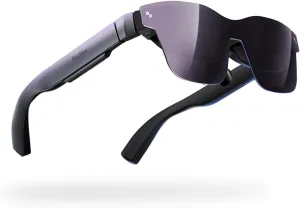 RayNeo Air 2 AR Glasses -New Pack Smart Glasses with 201" Micro OLED, XR Glasses 120Hz 600nits Brightness, VR Glasses 1080P Video Display Glasses - Black