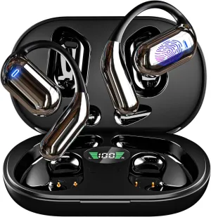 Real Time AI Language Translator Earbuds, 3 in 1 Wireless Earbuds with 144 Languages & Accents, 60Hr Battery & Charging Case, APP Enabled Translator Device for Travel, Business, iOS & Android (Black)