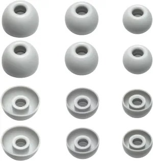 Replacement Silicone Ear Tips for Beats Solo Buds - 6 Pairs Replacement Earbud Tips Beats Earbud Compatible with Beats Studio Buds/Fit Pro/Studio Buds ,Gray