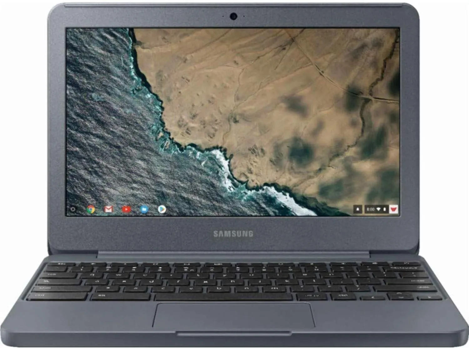 Samsung 11.6" HD (1366 X 768) Energy-Efficient LED Backlight Chromebook | Intel Celeron Processor N3060 | 4GB Memory | 32GB EMMC Flash Memory | MicroSD Card | Wireless-AC | Chrome OS | Night Charcoal