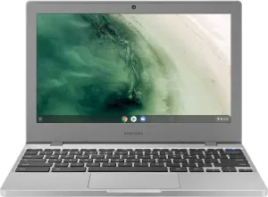 SAMSUNG Galaxy Chromebook 4 11.6 64GB Laptop Computer w/ 4GB RAM, Gigabit WiFi, HD Intel Celeron Processor, Compact Design, Military Grade Durability, Silver (Renewed)