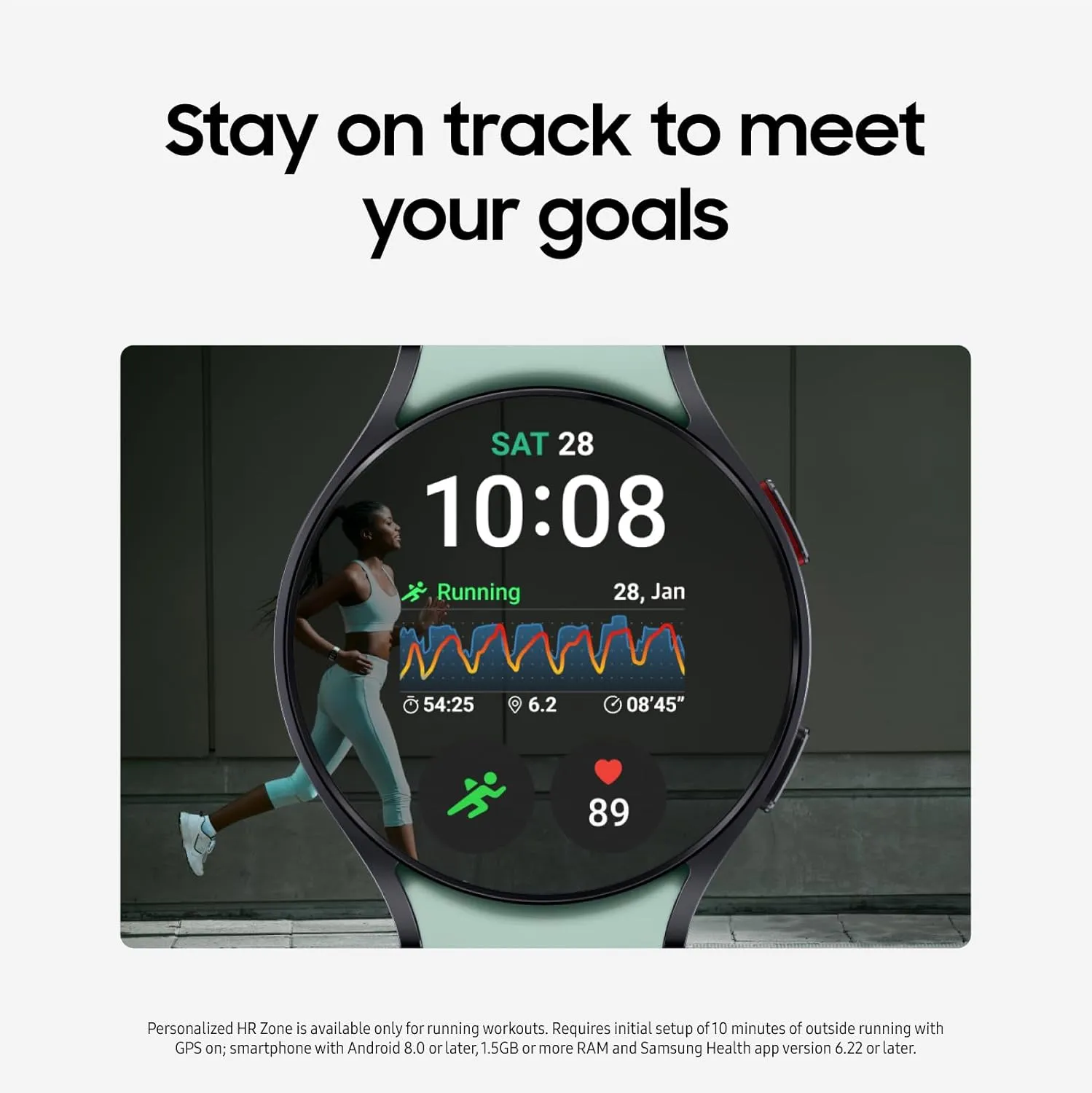 SAMSUNG Galaxy Watch 6 40mm Bluetooth Smartwatch w/ Fitness Tracker, Personalized HR Zones, Advanced Sleep Coaching, Heart Monitor, BIA Sensor, US Version, Gold (Renewed)