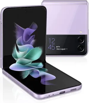 SAMSUNG Galaxy Z Flip 3 5G, US Version, 128GB, Lavender - T-Mobile (Renewed)