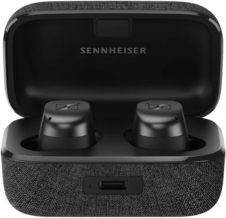 Sennheiser Consumer Audio MOMENTUM True Wireless 3 Earbuds Bluetooth In-Ear Headphones for Music and Call with ANC,Multipoint connectivity,IPX4,Qi charging,28-hour Battery Life Compact Design,Graphite