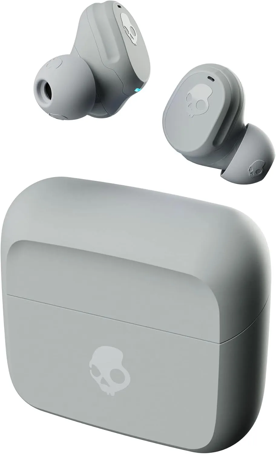 Skullcandy Mod In-Ear Wireless Earbuds, 34 Hr Battery, Microphone, Works with iPhone Android and Bluetooth Devices - Grey/Blue