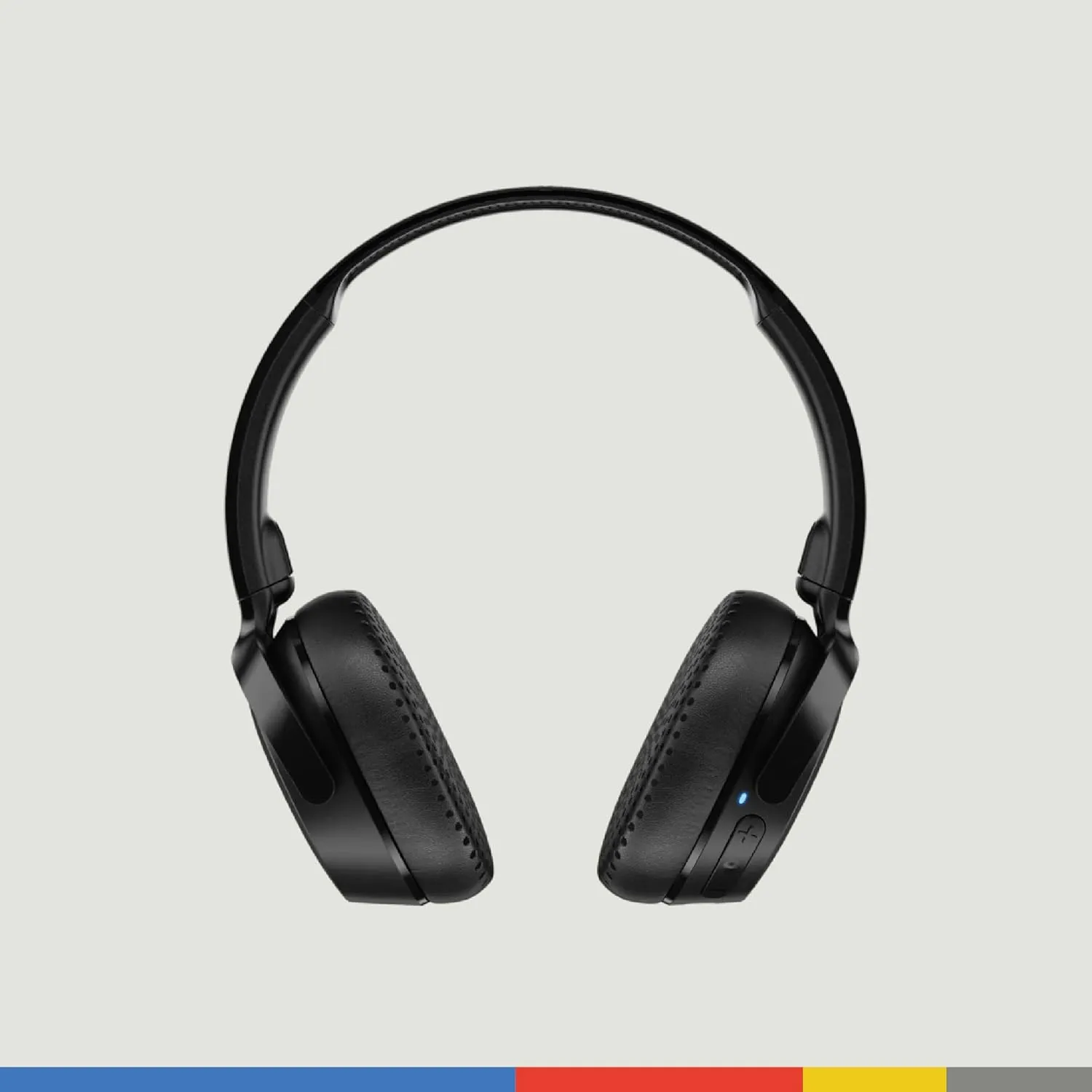 Skullcandy Riff 2 On-Ear Wireless Headphones, 34 Hr Battery, Microphone, Works with iPhone Android and Bluetooth Devices - Black