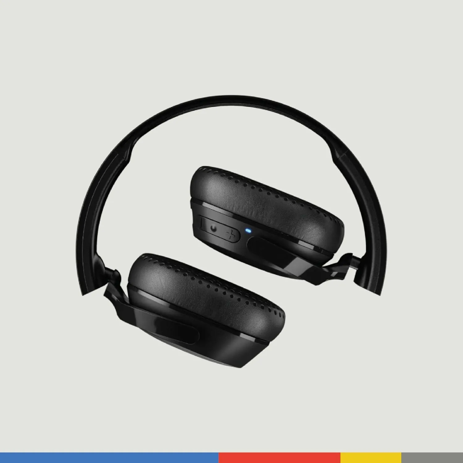 Skullcandy Riff 2 On-Ear Wireless Headphones, 34 Hr Battery, Microphone, Works with iPhone Android and Bluetooth Devices - Black