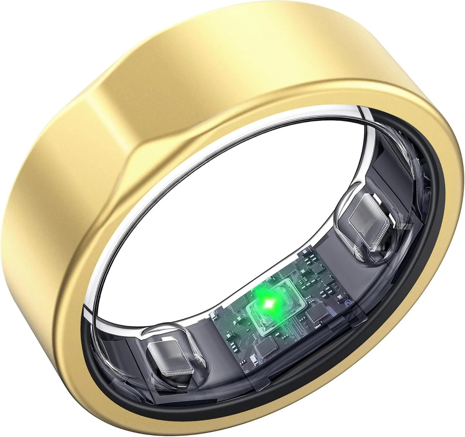 Smart Ring-Size First Before You Buy, No APP Subscription,7-10 Days of Use,Sleep & Activity Real-Time Monitor, Stress/Heart Rate/SPO Tracker, Compatible with iOS and Android (Rose Gold, 9)