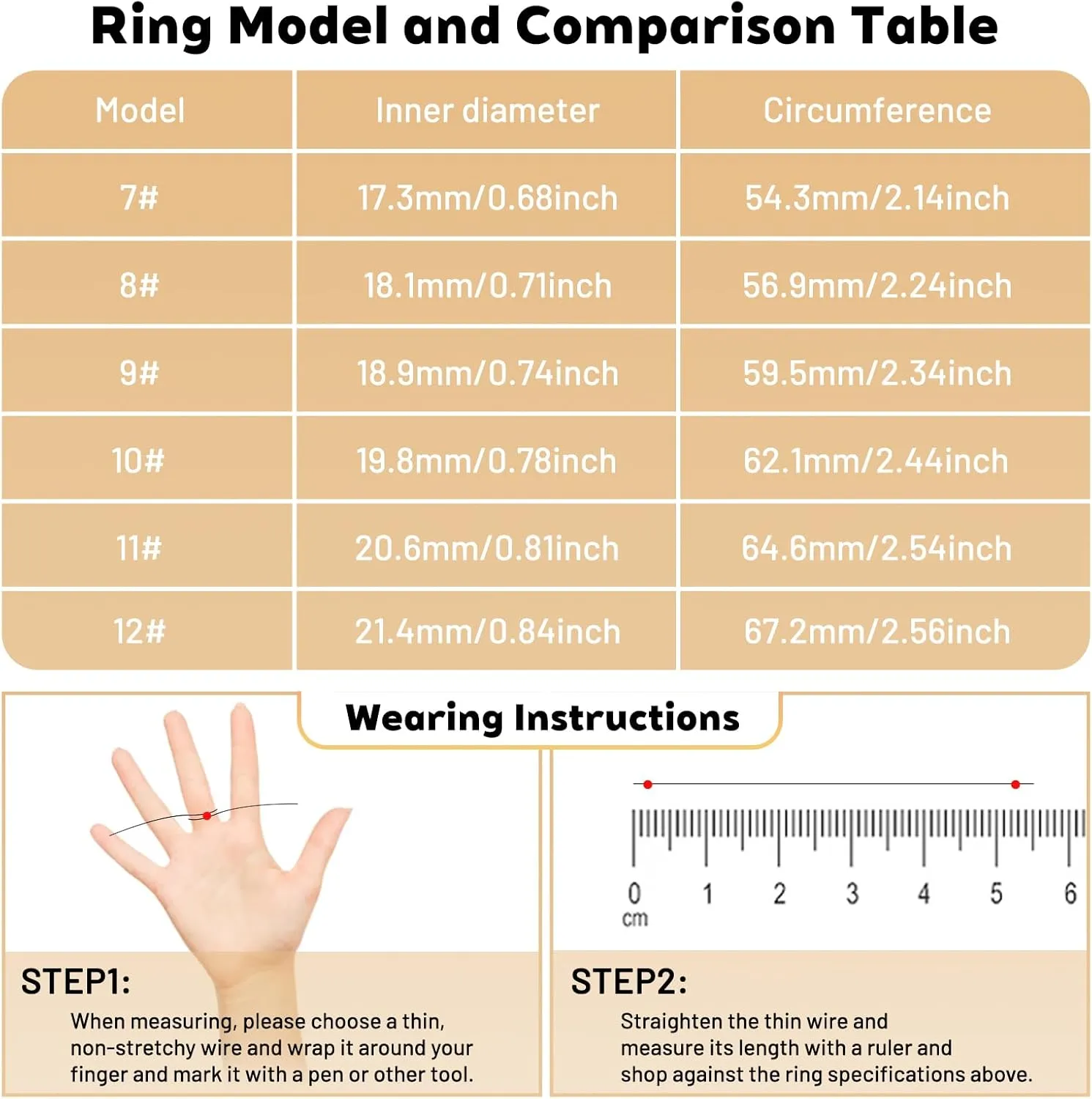 Smart Rings for Men and Women, Sleep Health Tracker, Step Tracker, No Subscription Fee, Health Smart Rings for iPhone and Android (8)